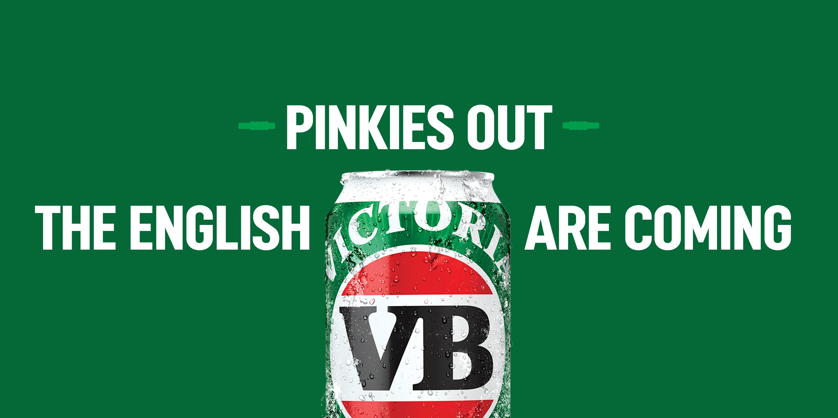 Pinkies out - The English are coming
