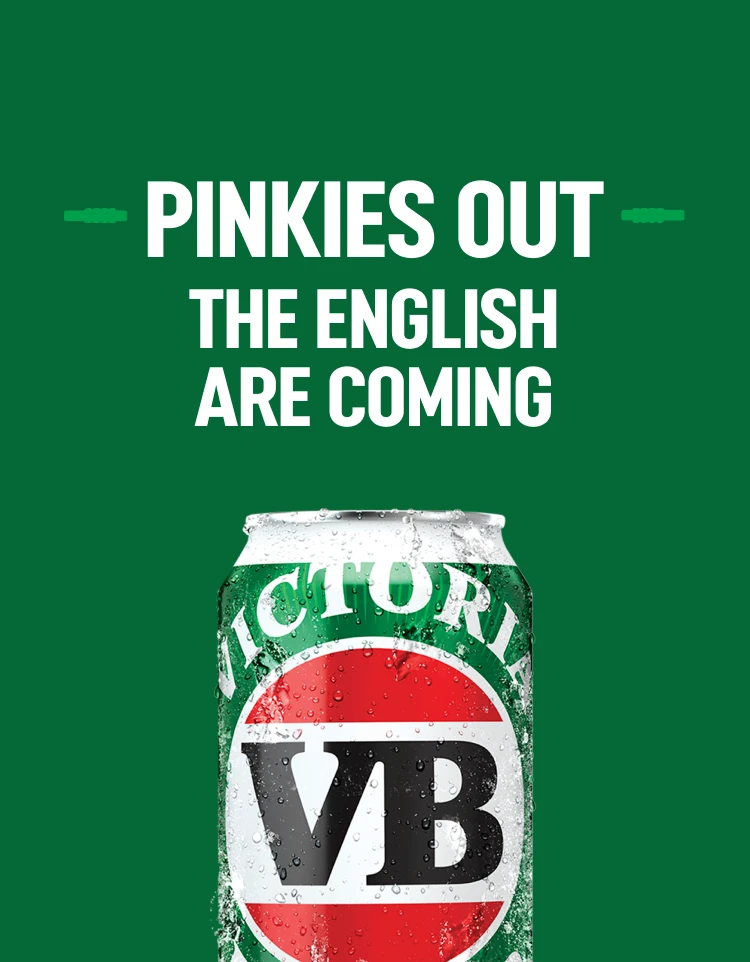 Pinkies out - The English are coming